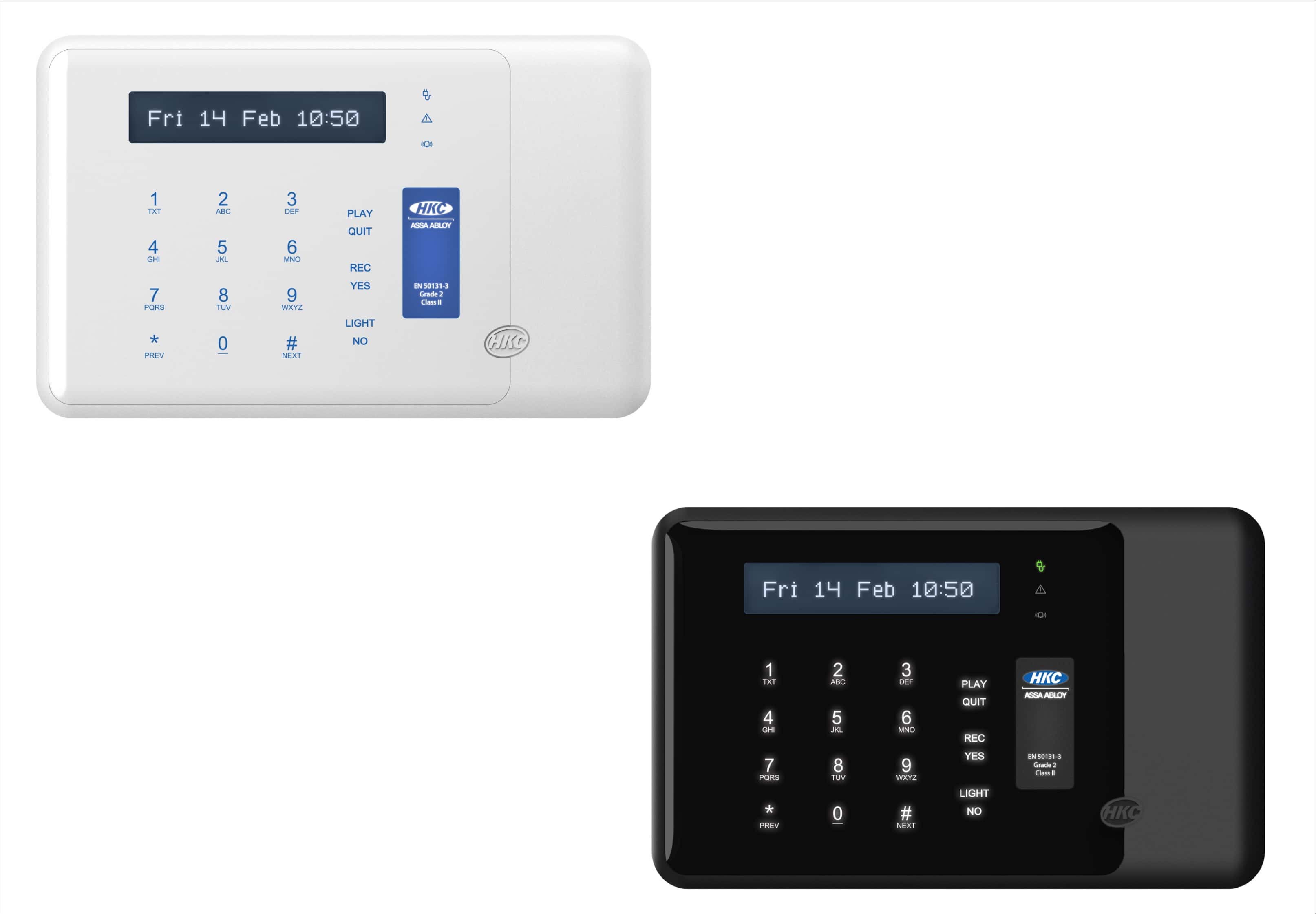 (image for) HKC RF-Touch Wireless Intruder Keypad White - Click Image to Close